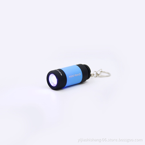 2019 Hot Selling Portable Mini USB Torch Rechargeable LED Flashlight Keychain USB Lamp